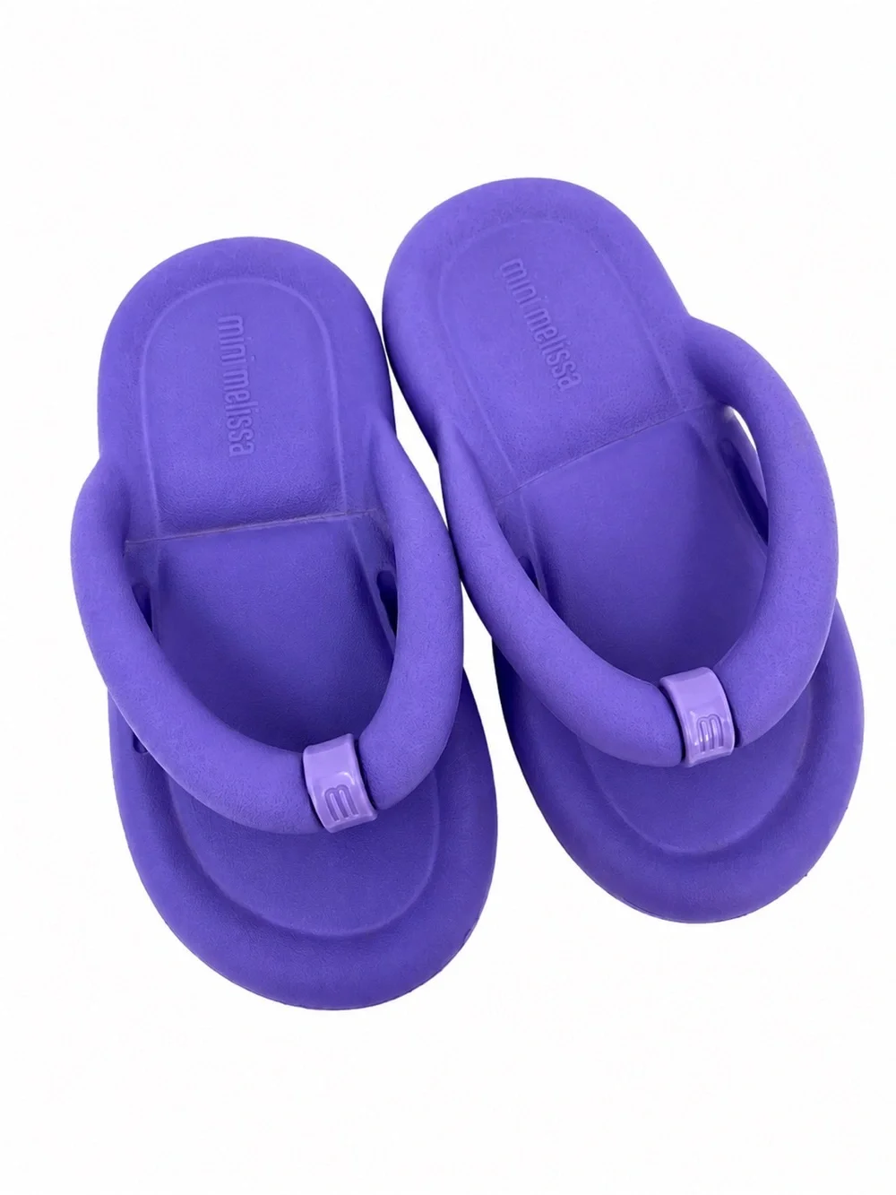 Melissa Free Platform II flip flops in lilac 12 girl purple waterproof puffy
